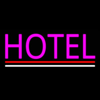 Simple Hotel Neon Skilt