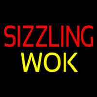 Sizzling Wok Neon Skilt