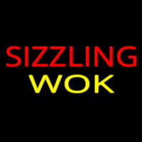 Sizzling Wok Neon Skilt