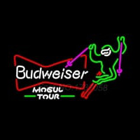 Ski Mogul Tour Budweiser Neon Skilt