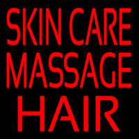 Skin Care Massage Hair Neon Skilt