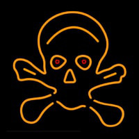 Skull Bulb Neon Skilt