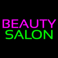 Slanting Beauty Salon Neon Skilt