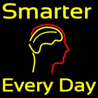 Smarter Every Day Neon Skilt