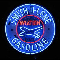 Smitholene Aviation Neon Skilt