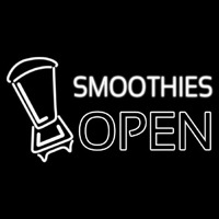 Smoothies Open Neon Skilt