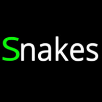 Snakes Neon Skilt