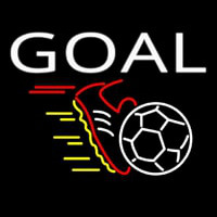 Soccer Goal Neon Skilt