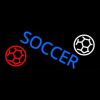 Soccer Neon Skilt