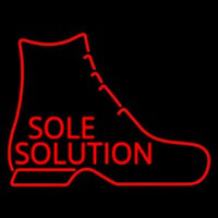 Sole Solution Neon Skilt