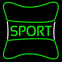 Sport With Border Neon Skilt