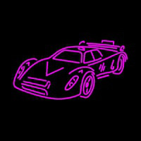 Sports Car Outlined Neon Skilt