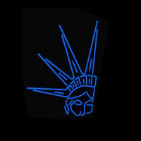 Statue Of Liberty Neon Skilt
