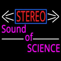 Stereo Sound Of Science Neon Skilt