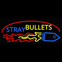 Stray Bullets Neon Skilt
