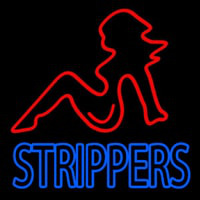 Strippers Neon Skilt