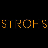 Strohs Beer Sign Neon Skilt