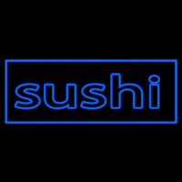 Stylish Blue Sushi Neon Skilt