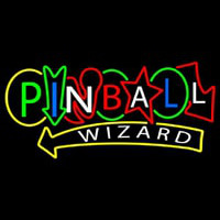Stylish Pinball Wizard Neon Skilt