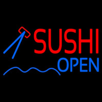 Sushi Open Neon Skilt
