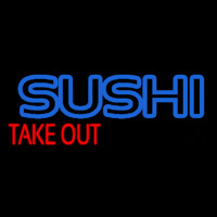 Sushi Take Out Neon Skilt