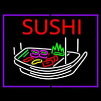 Sushi With Logo Neon Skilt