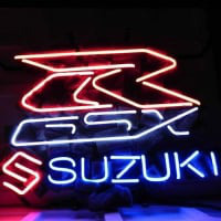 Suzuki Asian Auto Øl Bar Neon Skilt