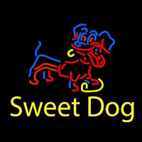 Sweet Dog Neon Skilt