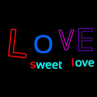 Sweet Love Neon Skilt