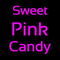 Sweet Pink Candy Neon Skilt