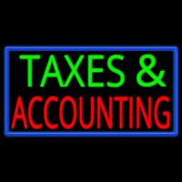 Ta es And Accounting Neon Skilt