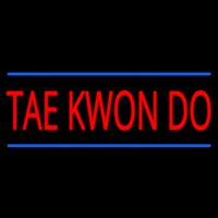 Tae Kwon Do Neon Skilt