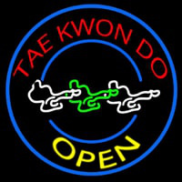 Tae Kwon Do Neon Skilt