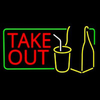 Take Out Neon Skilt