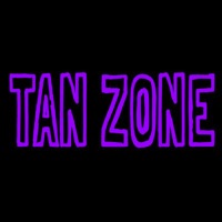 Tan Zone Neon Skilt