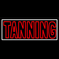 Tanning Double Stroke Neon Skilt