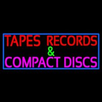 Tapes Cds Disc Neon Skilt