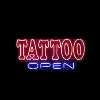 Tattoo Åben Neon Skilt