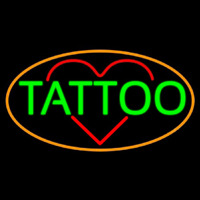 Tattoo Heart Neon Skilt