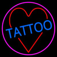 Tattoo Heart Neon Skilt