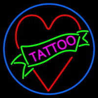 Tattoo Inside Heart Neon Skilt