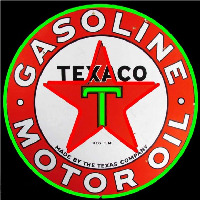 Te aco Motor Oil Gasoline Neon Skilt