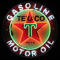 Te ico Gasoline Neon Skilt