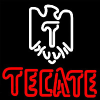 Tecate Eagle Logo Beer Sign Neon Skilt