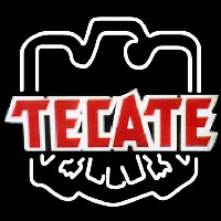 Tecate Eagle Print Logo Beer Sign Neon Skilt