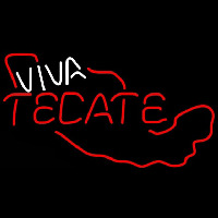 Tecate Viva Me ico Beer Sign Neon Skilt