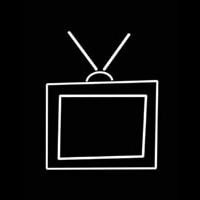 Televison Neon Skilt