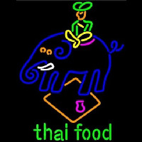 Thai Food Neon Skilt