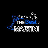 The Best Martini Neon Skilt