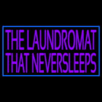 The Laundromat That Never Sleeps Neon Skilt
